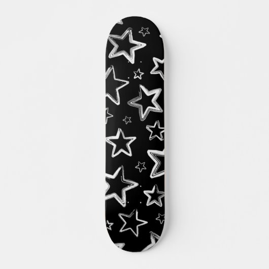 Stars patroon persoonlijk skateboard (Voorkant)