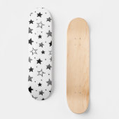 Stars patroon persoonlijk skateboard (Voorkant)