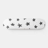 Stars patroon persoonlijk skateboard (Horizontaal)