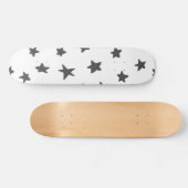 Stars patroon persoonlijk skateboard (Horizontaal)
