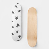 Stars patroon persoonlijk skateboard (Voorkant)