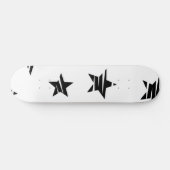 Stars patroon persoonlijk skateboard (Horizontaal)