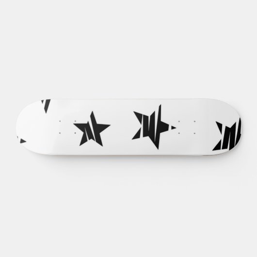 Stars patroon persoonlijk skateboard (Horizontaal)