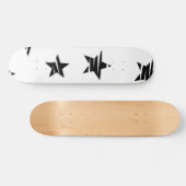 Stars patroon persoonlijk skateboard (Horizontaal)