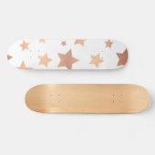 Stars patroon persoonlijk skateboard (Horizontaal)