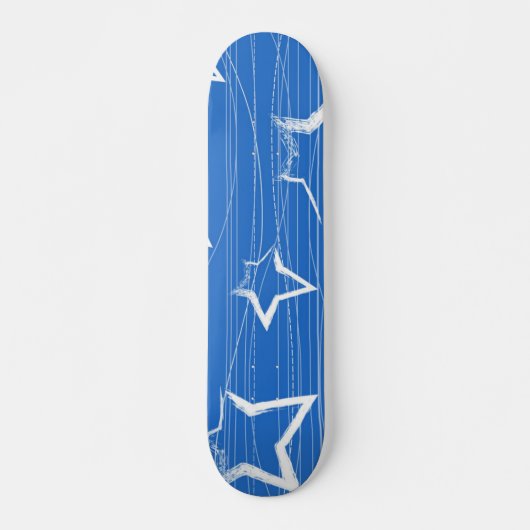 Stars patroon persoonlijk skateboard (Voorkant)