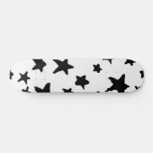 Stars patroon persoonlijk skateboard (Horizontaal)