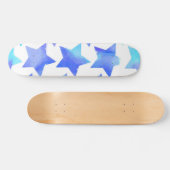 Stars patroon persoonlijk skateboard (Horizontaal)