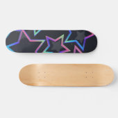 Stars patroon persoonlijk skateboard (Horizontaal)