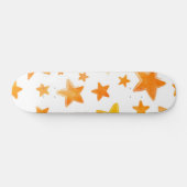 Stars patroon persoonlijk skateboard (Horizontaal)