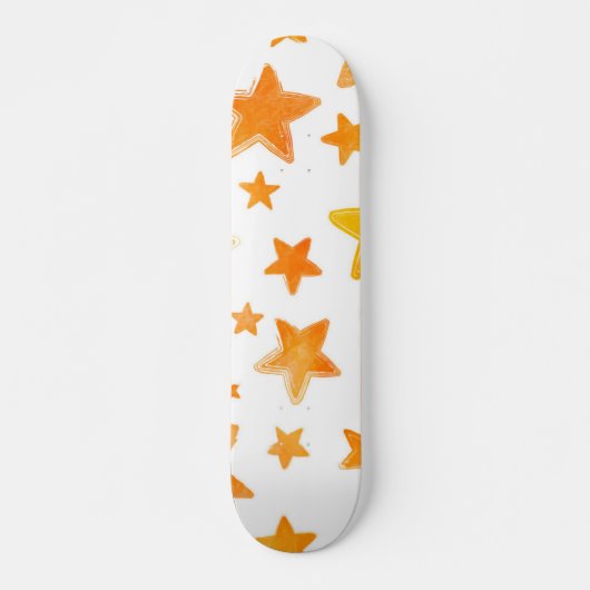 Stars patroon persoonlijk skateboard (Voorkant)
