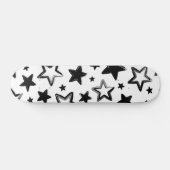 Stars patroon persoonlijk skateboard (Horizontaal)