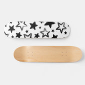 Stars patroon persoonlijk skateboard (Horizontaal)