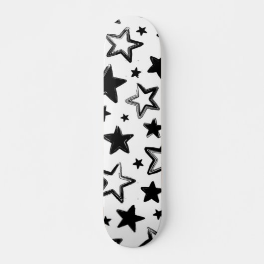 Stars patroon persoonlijk skateboard (Voorkant)