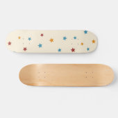 Stars patroon persoonlijk skateboard (Horizontaal)