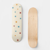 Stars patroon persoonlijk skateboard (Voorkant)