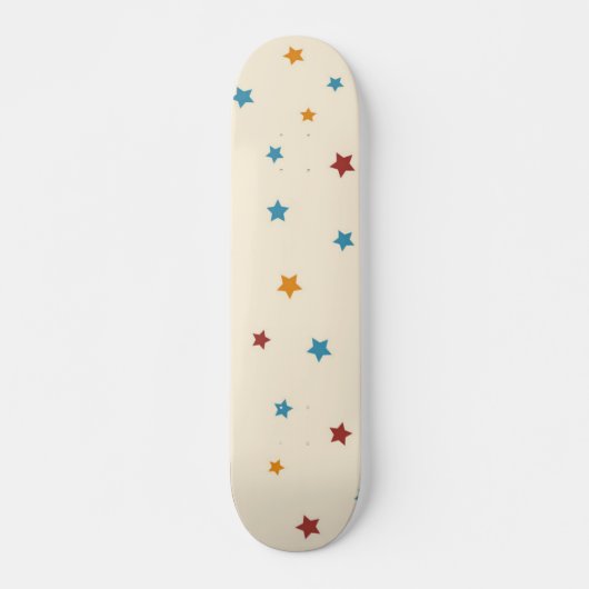 Stars patroon persoonlijk skateboard (Voorkant)