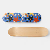 Stars patroon persoonlijk skateboard (Horizontaal)