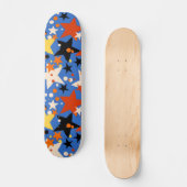 Stars patroon persoonlijk skateboard (Voorkant)