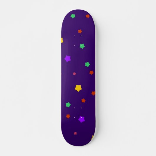 Stars patroon persoonlijk skateboard (Voorkant)