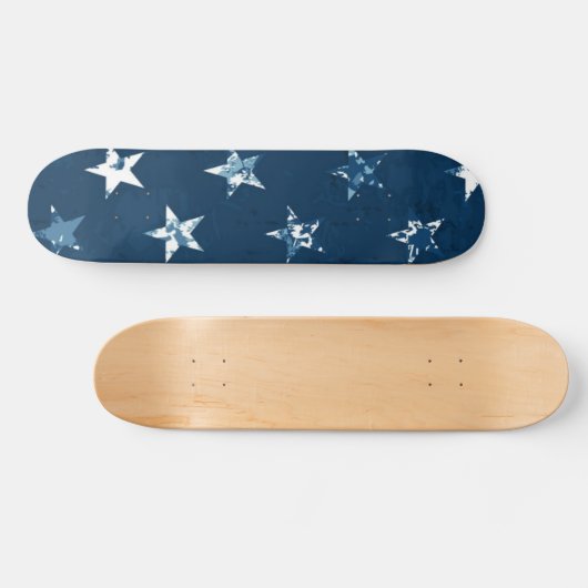 Stars patroon persoonlijk skateboard (Horizontaal)