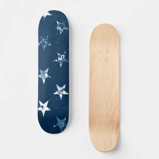 Stars patroon persoonlijk skateboard (Voorkant)