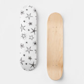 Stars patroon persoonlijk skateboard (Voorkant)