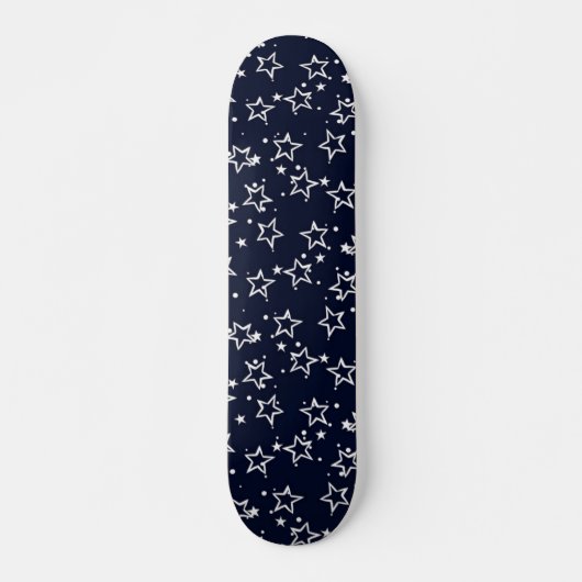 Stars patroon persoonlijk skateboard (Voorkant)