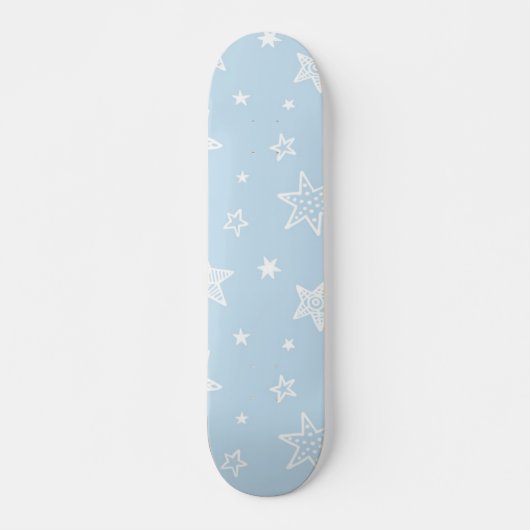 Stars patroon persoonlijk skateboard (Voorkant)