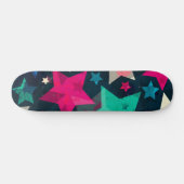 Stars patroon persoonlijk skateboard (Horizontaal)