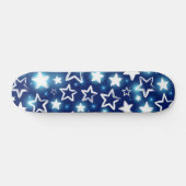 Stars patroon persoonlijk skateboard (Horizontaal)
