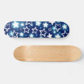 Stars patroon persoonlijk skateboard (Horizontaal)