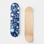 Stars patroon persoonlijk skateboard (Voorkant)
