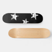 Stars patroon persoonlijk skateboard (Horizontaal)