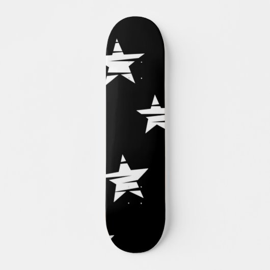 Stars patroon persoonlijk skateboard (Voorkant)