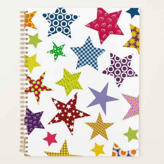 Stars patroon planner (Voorkant)