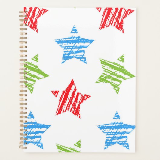Stars patroon planner (Voorkant)