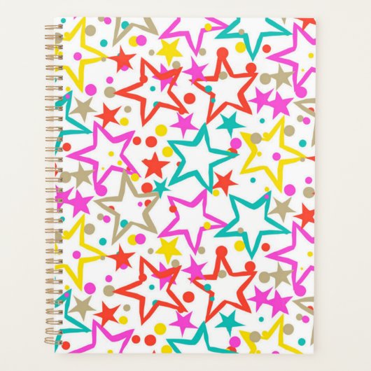 Stars patroon planner (Voorkant)