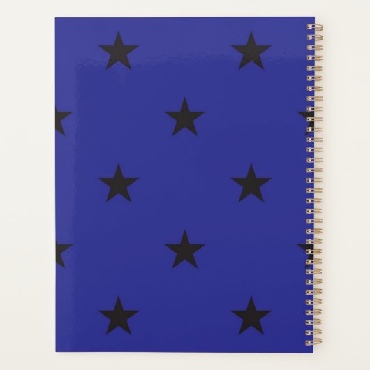 Stars patroon planner (Achterkant)