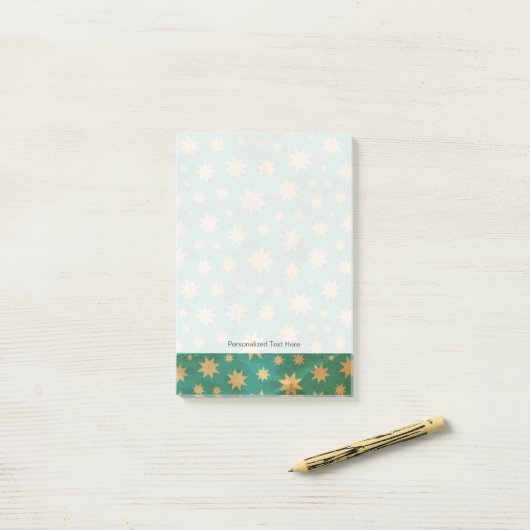 Stars patroon post-it® notes (Op bureau)