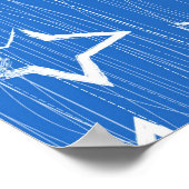 Stars patroon poster (Hoek)