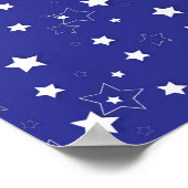 Stars patroon poster (Hoek)