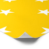 Stars patroon poster (Hoek)