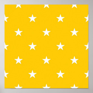 Stars patroon poster