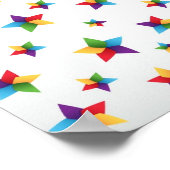 Stars patroon poster (Hoek)