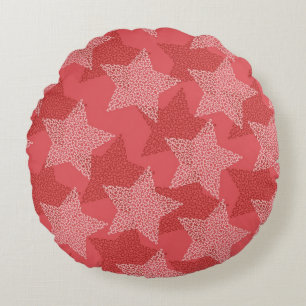 Stars patroon rond kussen