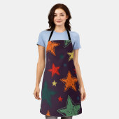 Stars patroon schort (Gedragen)