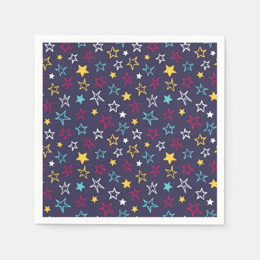 Stars patroon servet (Voorkant)