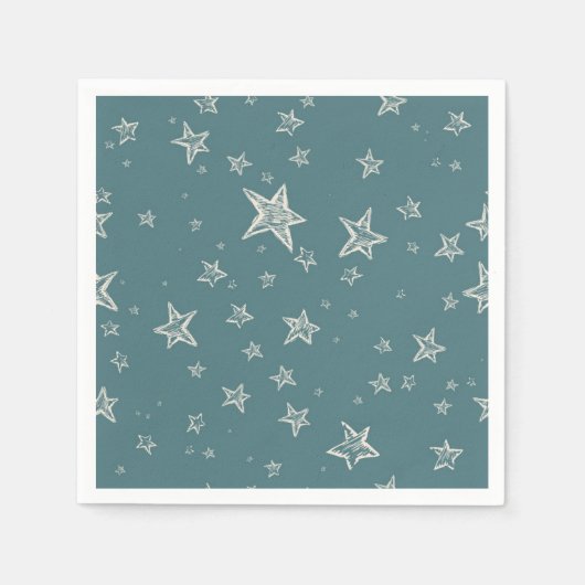Stars patroon servet (Voorkant)