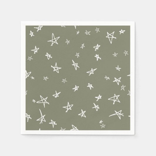Stars patroon servet (Voorkant)
